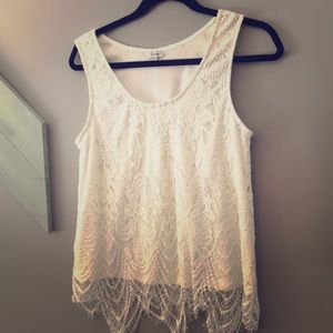 Kismet lace tank